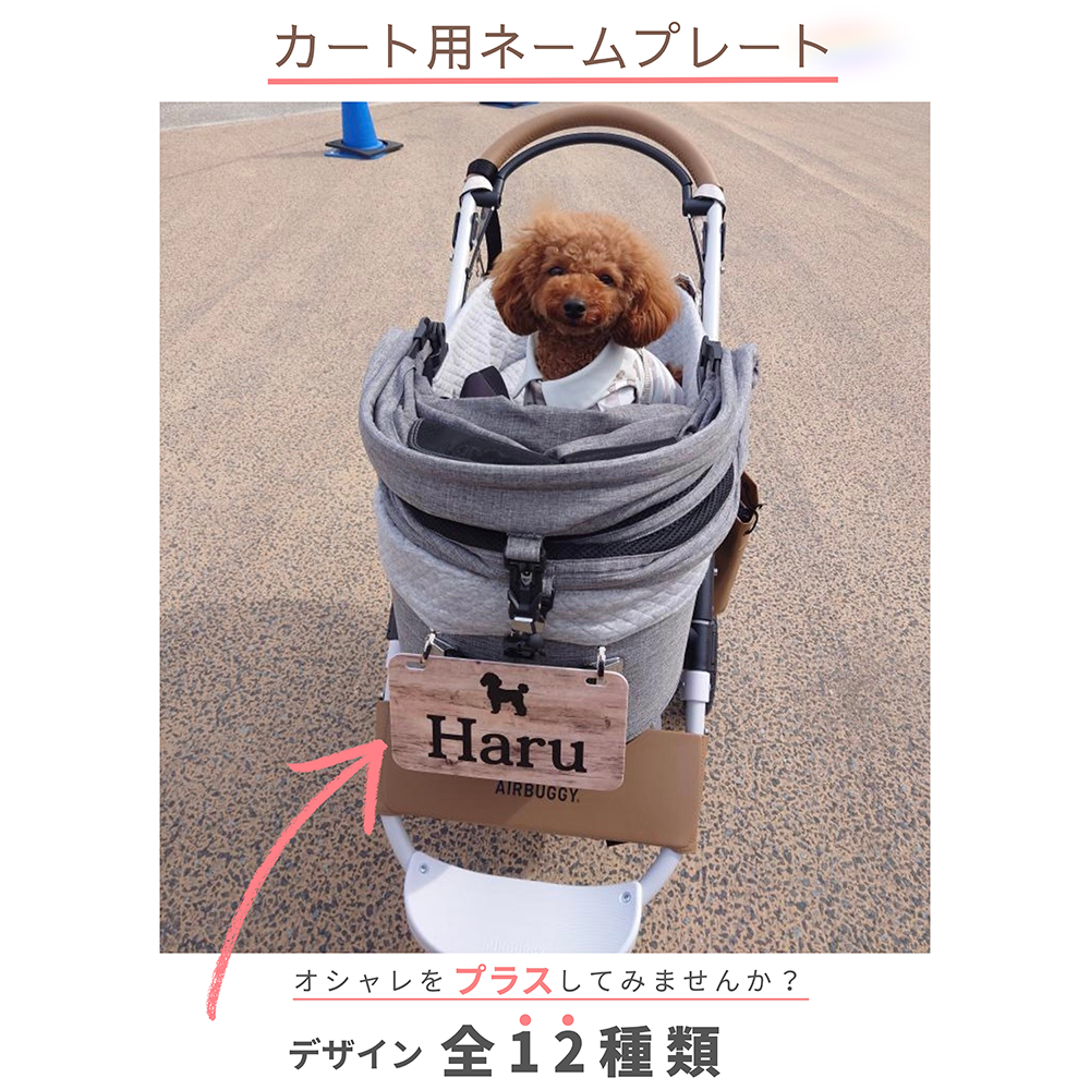 カート用ネームプレート